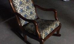 Small mahogany Nursing Chair, at least 90 years old. Perfect for nursing infants.