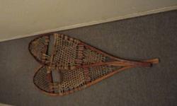 For Sale: Heritage snow shoes purchased from the Grip Farm in Kamloops BC, these old snowshoes come from a farm out on Campbell's range and are historic. The farm had been up there for over 100 plus years. They are too big for the wall I wanted to mount