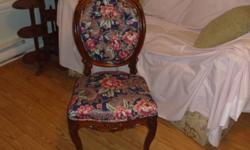 this chair has been reupholstered......