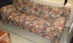 "Artifact" Maple Leaf Design Couch - Item# 5056
Reduced Price!!! Was $249 Now $149
Like new condition 
Very clean
Width  Depth  Height 
85 35.5 32 (in.) 215.9 90.17 81.28 (cm)
Item#:5056
***********************
You can check if items have been sold or