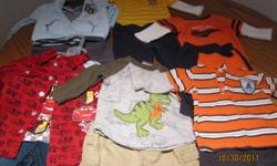 I am selling a box full of baby boy clothes all in excellent condition.  No rips or stains and only worn a few times.  Smoke and Pet free home.
 
Sizes are Newborn and 3 Months.
 
There are some brand new items as well.
 
The box includes:
2 brand new