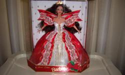 EACH DOLL $29
New in box, 10th anniversary 1997, holiday addition
WEDDING DAY 1996. A 1961 REPRODUCTION
A CHRISTMAS CAROL 2008
barbie car $1.00