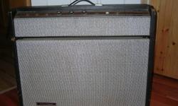 Real Old Sears Silvertone Solid State Bass Amp. Removeable top 3 inputs. $125.00 OBO