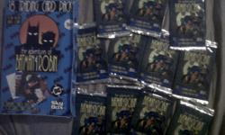 11 Packs of rare Batman & Robin Cards in the package still with box from 1996.
 
$ 20 firm