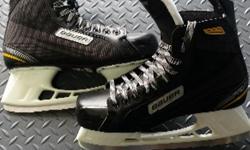 Men's Bauer Supreme Pro hockey skates.
Worn once in excellent condition.
Size 11R. (US 12.5)