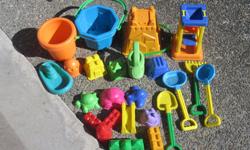 $10 for the entire lot of beach toys, most have never been used.