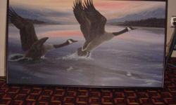 I have a Original Stretched Canvas Painting done by Jeff Monias in 1995. It is framed and ready to be hung up. The size is 43"x24". I had it since 1995. I am sure if you went to an Art Gallery you would pay alot more for this piece. I am willing to ship