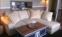 We are selling this beautiful sectional as we are moving to a much smaller place and dont have the space and have way to much furniture. We will be posting many more items for sale as we have alot to get rid of. Please feel free to contact me as we have