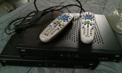 Bell express view dish with 2 controllers and remotes. Remotes sell for $34 each alone or $49 from Bell. Get the shows you want when you want with no commercials. $100 OBO for all