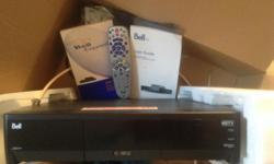 Bell satellite tv HD PVR, includes manuals, remote control and all cords needed and then some! $150 or best offer.