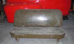 BENCH SEAT from a 1953 Ford F-250 PU.  58" wide. Asking $25.00.- Call Allan @ 613 498 8728. Near Rockport.