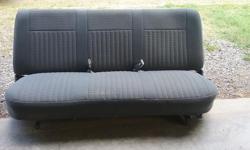 1990 Ford bench seat. Grey, great condition.