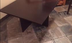 Living room table with a small piece of damage underneath as seen in picture
other than that its in great shape just no longer have the space for it
40" x 40"