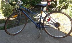 26" , 12 speed , women's road bike in good running condition. Only $79.