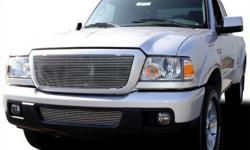 Brand new, never out of box. T-Rex Billet grill for 2006 - 2011 Ford Ranger (FX4 or XLT). Premium T-6 aircraft-quality billet aluminum and protected by a backside DuPont Semi-Gloss Black powder coat finish.
US $ price New: $190 (reg. price).