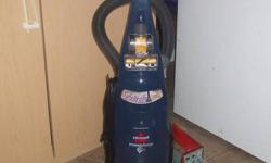 Bissell Upright Vacuum, runs good has a new belt and new bag its clean and comes from a non smoking home, missing the upholstery brush but has the turbo brush (great for stairs).
Asking $30 obo