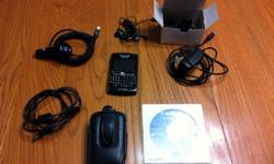 Blackberry world edition (telus)
Comes with, 4gb card
Charger (includes 4 different ends)
Sync cable and disc
Car charger
Belt case
Headphones
 
$150 OBO or Trade for??
 
This ad was posted with the Kijiji Classifieds app.