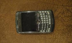 Blackberry Curve 8310 - Black/Silver. Has lots of scratches but it does work. Will come with phone and charger - Rogers phone