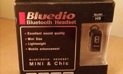 Brand new mini bluetooth headset. Never been taken out of box.