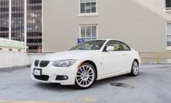 Make
BMW
Model
328i xDrive
Year
2013
Colour
White
kms
38100
Trans
Automatic
Very clean, low mileage local car.Heated Front Seats Includes 3-stage heated front seats. Well equipped with Park Distance Control Includes front and rear parking sensors. M Sport