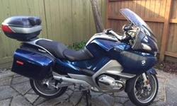 2007 BMW R1200RT , Blue, Great Condition, BMW tank bag, BMW luggage bags, Givi trunk, Tour Master heated seat, Heated hand grips, cruise control, GPS mount, 2 bike covers indoor & outdoor, tires in great condition. 70,000km asking 11,500 OBO