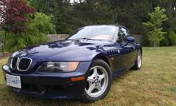 Make
BMW
Colour
Blue
Trans
Manual
kms
128000
Real solid well kept Z3 convertible. This car is garage stored and only driven 4 months of the year. The car was from the US but imported by the previous owner. This car runs great and is tight. In the pictures
