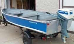12' Starcraft ( can be used as a "car topper " ) with EZ loader trailer ( new tires ) and 7 & 1/2 HP Evenrude motor.
Very Good Condition
Call 453 8238
Best Offer