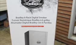 Bradley Digital 6-rack Smoker, 120 Vac, Model BTDS108P.
Like New - used once, very clean.
Note - I'm not going to be able to respond to questions or to show smoker during the period June 24 to July 4 inclusive.
