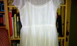 Brand new white ASOS party dress with embellished neckline. Size 8. Asking $60 OBO.