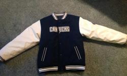 This is a brand new REVERSIBLE jacket...
Beautiful EMBROIDEREY
CANUCKS JACKET
Size M
