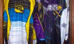 I have 4 brand new jerseys, tags are still on. MSR, Answer and Thor are all size M, FLY is size S. $35 each.