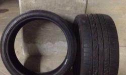 -255 30r19 low profile tires -2.
-Was on staggered wheel set for my BMW.
-Can be used with any 19" wheel set.
-Bought brand new for $800, will sell for $300 for both.
-65% tread left.
This ad was posted with the Kijiji Classifieds app.