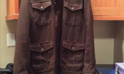 Purchased at Still Life for Him about a year ago - worn little since. Nice wool outer, brass accents, great condition.