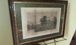 Henry H Parker signed print
32" 24"
aged, damage by folding gives character
located in Mill Bay