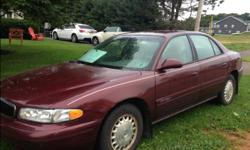 Make
Buick
Model
Century
Colour
burgandy
Trans
Automatic
kms
102500
great car, still soooo many km left in it. only 2 owners, easy driven, power windows, doors, seats, great car, 2 sets of tires, brand new winter, inspected until june 2017, year 2002