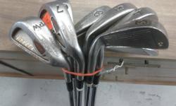 This is a nice set of right handed Bullet 444 Deadly Accurate irons from 3-PW.
Asking $42.00 set
Located at
Red's Emporium
26 High St, Ladysmith
250-245-7927
Hours of Operation
Noon-6pm Mon-Sat
Except Fri 10-5pm