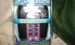 Brand new in pkg Wireless Controller for Buzztime Home Trivia System.  Requires 2 "AA" size batteries (not included).  Do not use rechargable batteries.  As seen on NTN.
 
Located near Upper Gage & Lincoln Alexander Parkway.