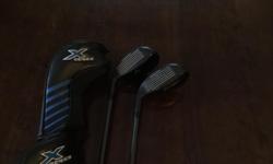 Callaway X Series Hybrids. 5 Hybrid 25 degrees, 4 Hybrid 22 degrees. These clubs are new. $ 150.00 for both.