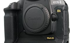 1DS Mark III, full-frame sensor, 21 Megapixel top quality camera. Launched in 2007 as 'the world's fastest D-SLR', the EOS-1D Mark III offered 10 megapixels at 10 fps (still one of the highest burst rates on the market). Rugged 1D series construction