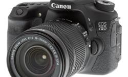 Only one camera generation old, you can get this Canon 70D with simple to use touchscreen, 20.2 megapixel resolution, RAW+JPG shooting, all the shooting modes and more for about the price of the latest body. The lens is also Canon with an incredibly