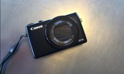 This Canon G7X was purchased in February 2015 at London Drugs. Used very sporadically and always kept in the same spot.
Battery has only been charged four times.
Camera is located in Cobble Hill