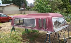 full size older ford canopy all its windows intact good struts