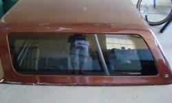 Canopy for short box truck
 
Fits F150 King Ranch Super Crew
 
Back window missing (repairable)
 
Open to offers.