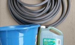Moving sale!
I've a pressure car wash hose for sale. This hose was purchased from Canadian Tire.
It comes with a bottle of washer fluid with detergent and a blue plastic bucket (see pics).
Please pickup at my apartment, close to Crystal Pool & Central