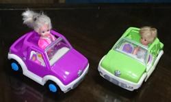 Girl doll or boy...
Two cars to choose from...
$8. Each car with a doll
