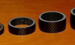 Brand-new, never used, carbon fiber headset spacers. 1-1/8" diameter.
I currently have:
5 @ 20mm
7 @ 15mm
3 @ 10mm
$2/each. ($15 for all of them.)