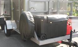 Serious enquiries only
Paid over $5100 for this unit.
6'x10'
Studded Cargo Ramp
Mounted Spare Wheel and Tire
Side Door
Front Tool Rack
Large Tool Chest
Less than 100 km on this trailer
Interior tie downs
Interior oil painted
Side vents.
Roof Vent and Roof