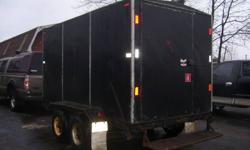 Cargo 6'x12' insulated trailer - double axles ( 3500 lb each ) - electric brakes - 10 ply tires