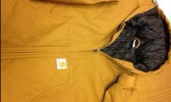 New - Never worn.
Youth - Carhartt Quilted Jacket. Size 14 -16 L