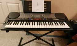 CASIO KEYBOARD CTK-558 100 song bank, VERY good condition comes with stand. $100